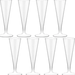 Clearance Flutes a champagne x8 plastique Vaisselle Jetable