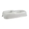 Outlet Gamelle plastique double grise Alimentation Chat