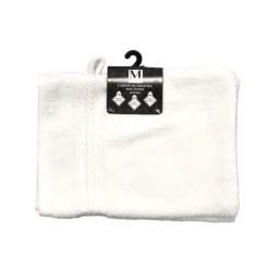 Gant x2 blanc Linge De Toilette, Plage·Gant