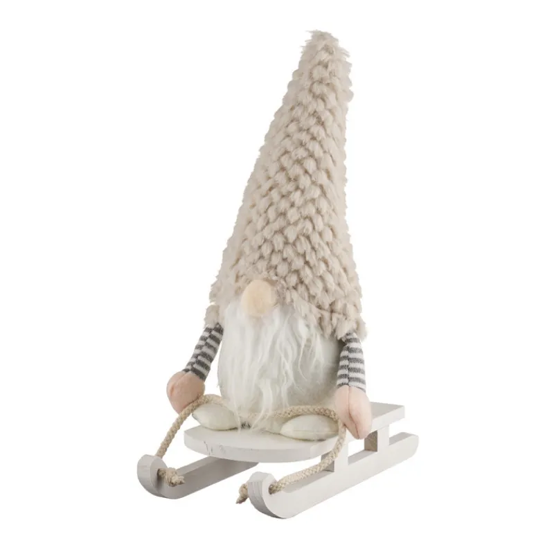 Online Gnome avec chapeau velours et lu Décoration