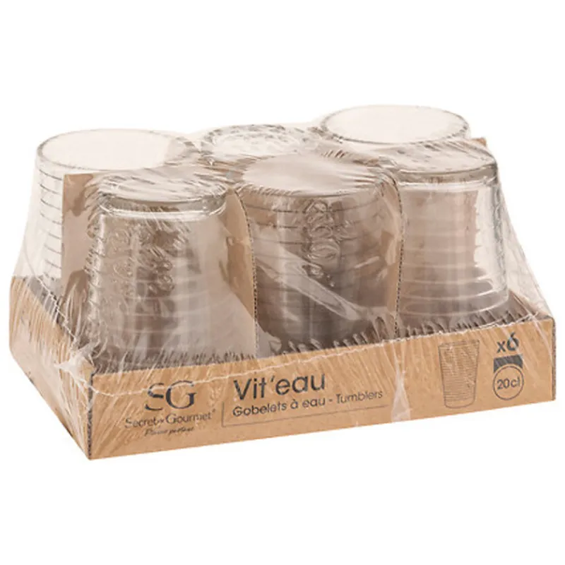 Best Gob bas x6 vit'eau 20cl Vaisselle, Art De La Table·Verre