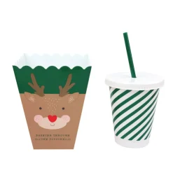 Hot Gobelet avec paille et seau Enfant Enfant