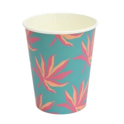Gobelet en carton x6 paradiso Vaisselle Jetable