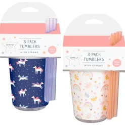 Sale Gobelet+paille x3 Enfant Enfant