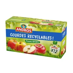 New Gourdes compotes pomme nature Epicerie Sucrée·Compote, Dessert