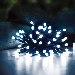 Guirlande 50 led a piles blanc f Décoration Lumineuse