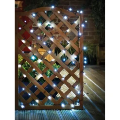 Guirlande 60 led solaire blanc f Décoration Lumineuse