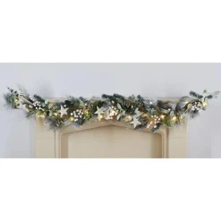 Discount Guirlande enneigee led 180cm Décoration