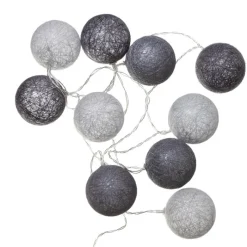 Guirlande led 10 boules d6cm Luminaire, Déco Lumineuse