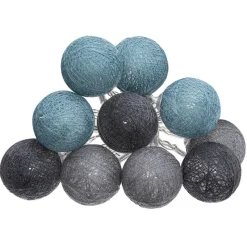 Guirlande led 10 boules d6cm Luminaire, Déco Lumineuse