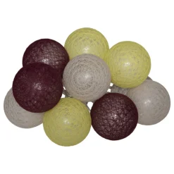Guirlande led 10 boules d6cm Luminaire, Déco Lumineuse