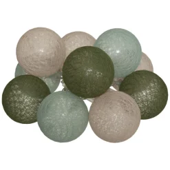 Guirlande led 10 boules d6cm Luminaire, Déco Lumineuse