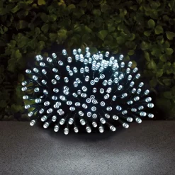 Best Guirlande solaire 400 led blanc Décoration Lumineuse