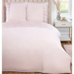 Hdc 260x240+2 taies juno rose Linge De Lit·Parure De Lit, Housse De Couette