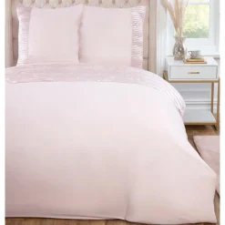 Discount Hdc 240x220+2 taies juno rose Linge De Lit·Parure De Lit, Housse De Couette