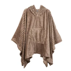 Sale Hoody capuche embosse mokka Cocooning