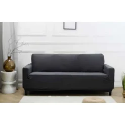 Clearance Housse de canape uni 3p taupe Décoration Textile·Housse D'Assise