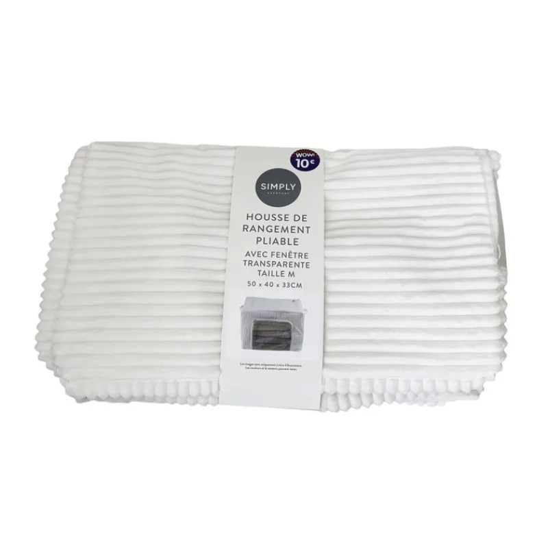 Discount Housse de rangement cotelee m Rangement