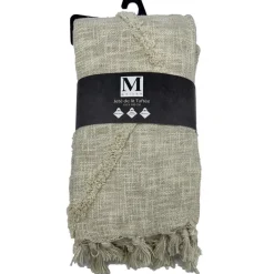 Sale Jete lit tufte ivoire 130x180 Linge De Lit·Dessus De Lit, Couverture