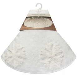 Clearance Jupe de sapin beige gaufree Décoration De Sapin