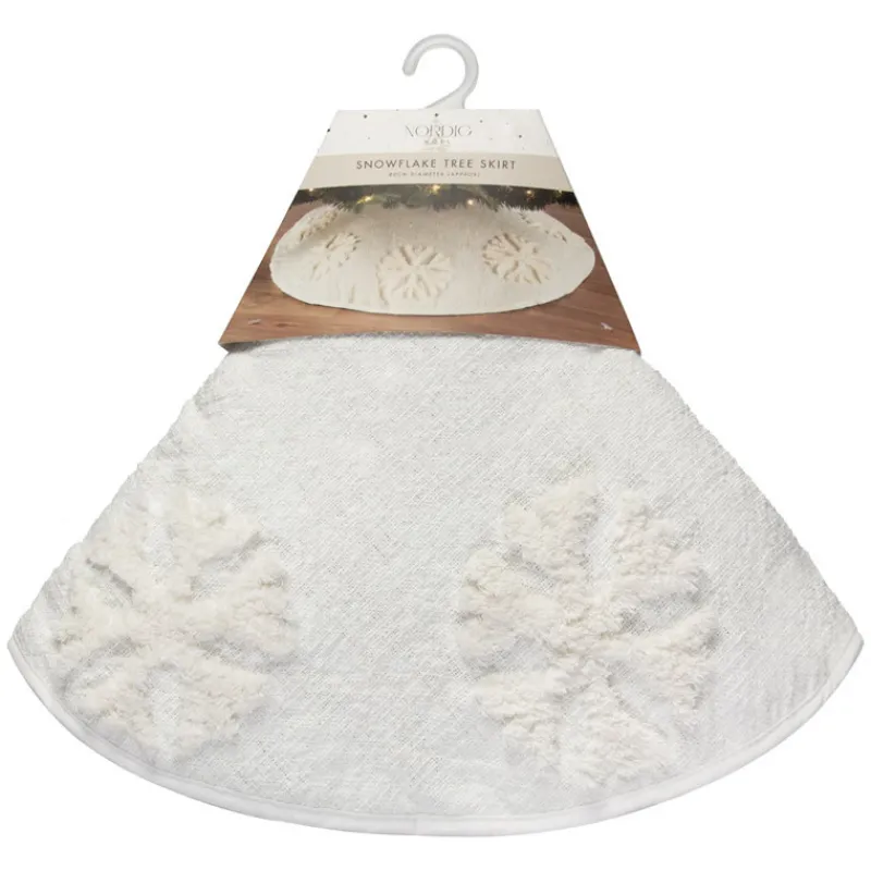 Clearance Jupe de sapin beige gaufree Décoration De Sapin