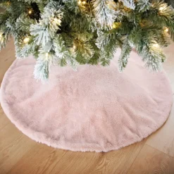 New Jupe de sapin en polyester blush Décoration De Sapin