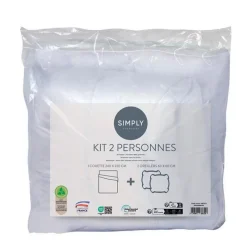 Hot Kit couette 2 personnes 240x220 Linge De Lit·Couette