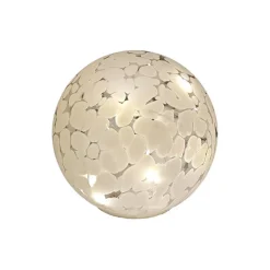 Best Lampe boule led ecailles blanc Luminaire, Déco Lumineuse
