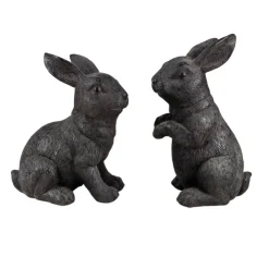 Lapin decoratif en resine x2 Objets Décoratifs