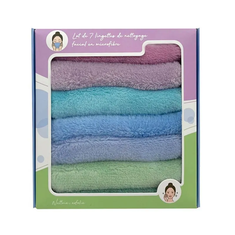 Clearance Lingettes nettoyantes visage x7 Accessoire Beauté