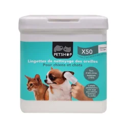Outlet Lingettes oreilles animaux x50 Hygiene, Soin