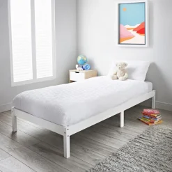 Online Lit + sommier 1 place blanc Chambre