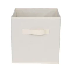 Clearance Lot 2 cubes de rangement beige Rangement Décoratif