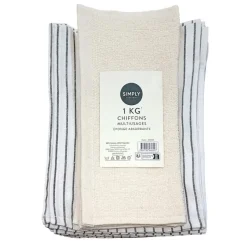 Lot chiffons multi-usage 1kg Linge De Table, Cuisine·Torchon