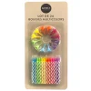 Outlet Lot de 24 bougies multicolors Décoration Et Cotillons|Vaisselle, Déco Festive·Décoration Et Cotillons