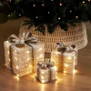 Outlet Lot de 3 cadeaux en led naturel Décoration Lumineuse