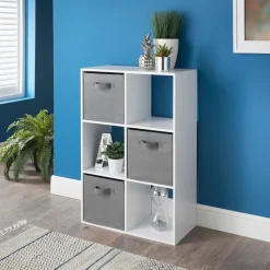 Discount Lot de 2 cubes de rangement Rangement Décoratif