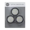 Hot Lot de 3 lumieres led poussoir Quincaillerie
