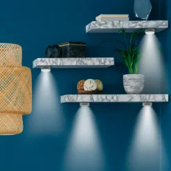 Hot Lot de 3 lumieres led poussoir Quincaillerie