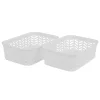 Clearance Lot de 2 mini paniers 20x15x6cm Rangement