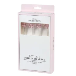 Online Lot de 4 paille avec noeud 3d Ustensiles, Accessoire De Cuisine