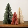 Discount Lot de 3 sapins en papier Décoration