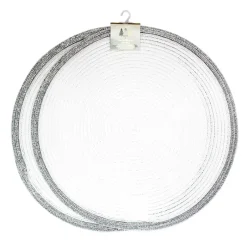Online Lot de 2 sets de table blanc Vaisselle, Art De La Table·Accessoires De Table