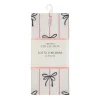 Hot Lot de 2 tochons raye avec noeud Linge De Table, Cuisine·Torchon