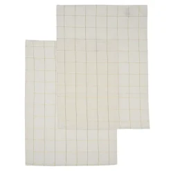Outlet Lot de 2 torchons carreaux Linge De Table, Cuisine·Torchon