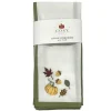 Hot Lot de 2 torchons feuille/sauge Linge De Table, Cuisine·Torchon