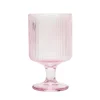 Hot Lot de 4 verres a pied rose Vaisselle, Art De La Table·Verre