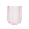 Hot Lot de 4 verres bas rose strie Vaisselle, Art De La Table·Verre