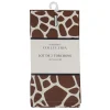 Outlet Lot de deux torchons girafe Linge De Table, Cuisine·Torchon