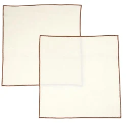 Best Lot x2 serviettes cosy 45x45cm Linge De Table, Cuisine·Serviette De Table